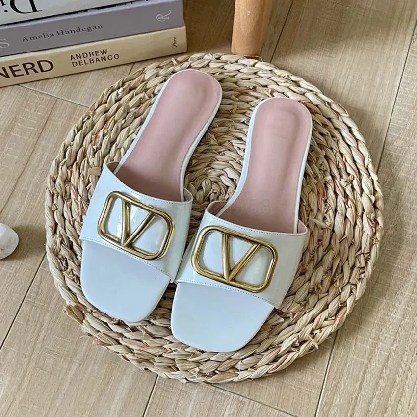 Luxury summer sandals designer slide slippers multi color classic patterns leisure slipper indoor slides