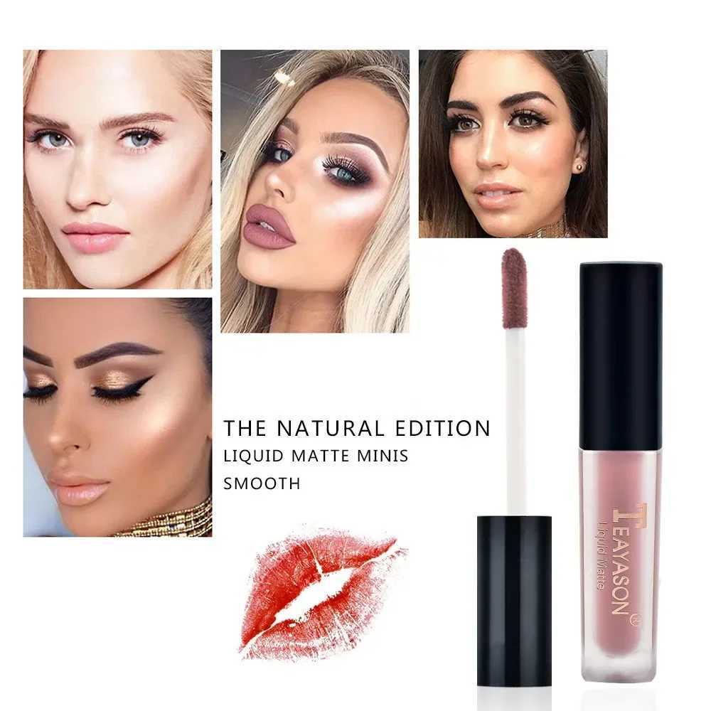 One womens fashionable liquid matte lipstick velvet lipstick nude makeup matte velvet natural moisturizing lipstick W241101