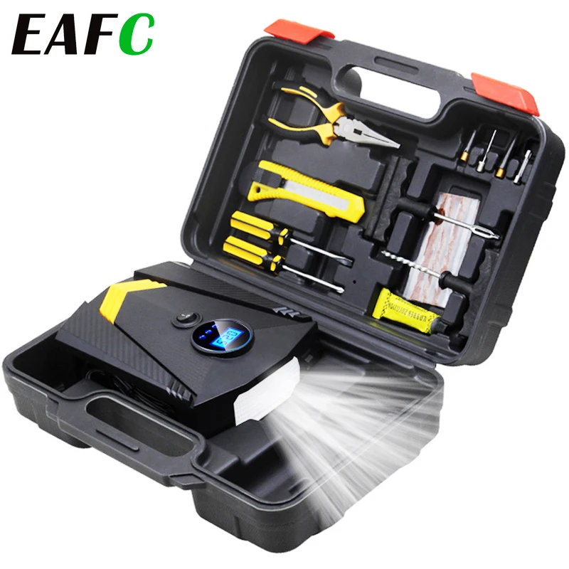 Tool Box Car Air Compressor Intelligent Tire Iatable Pump 12V Portable new Auto Tyre Iator 2025 for Car Tire Tyre Iator