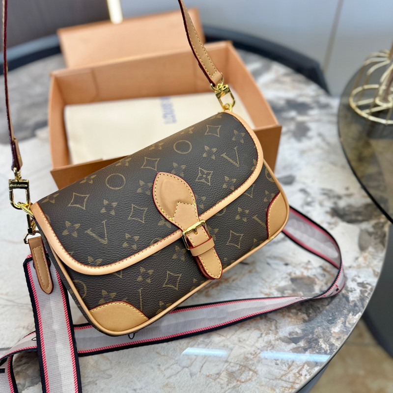 Luxury Designer Bag Women Handbags Purses Bag Genuine Leather Pochette DIANE Handbag Shoulder Bags Crossbody