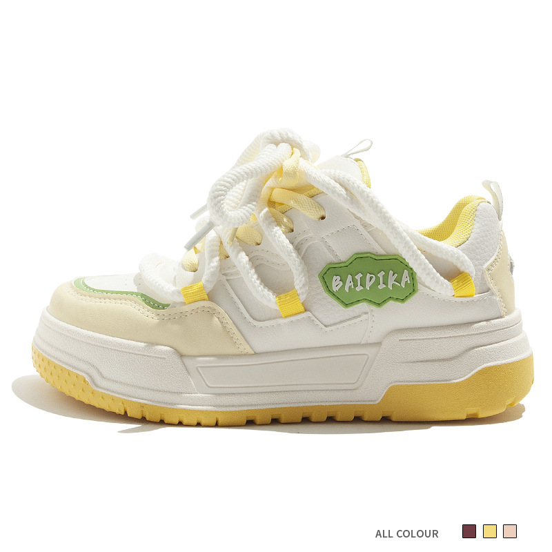Korean High Aesthetic Version Autumn New Versatile Casual Sports Board Shoes Free Shipping