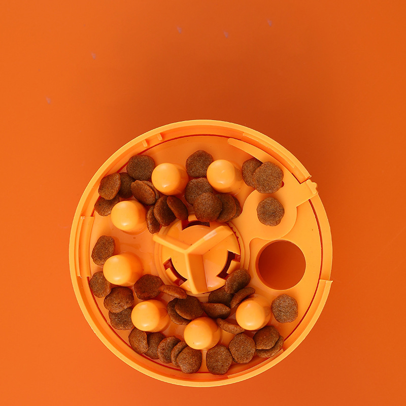Pet feeder for cats and dogs, food leakage device that does not collapse, Weng Wen puzzle toy