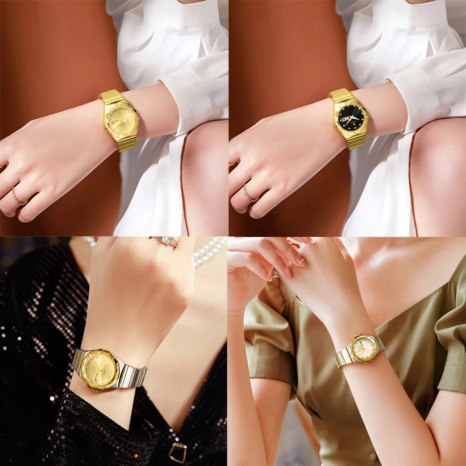 WWOOR Female New Famous 2025 brands White Women new Watch Small Steel Bracelet Wristwatch Ladies Waterproof Relogio Feminino 2023