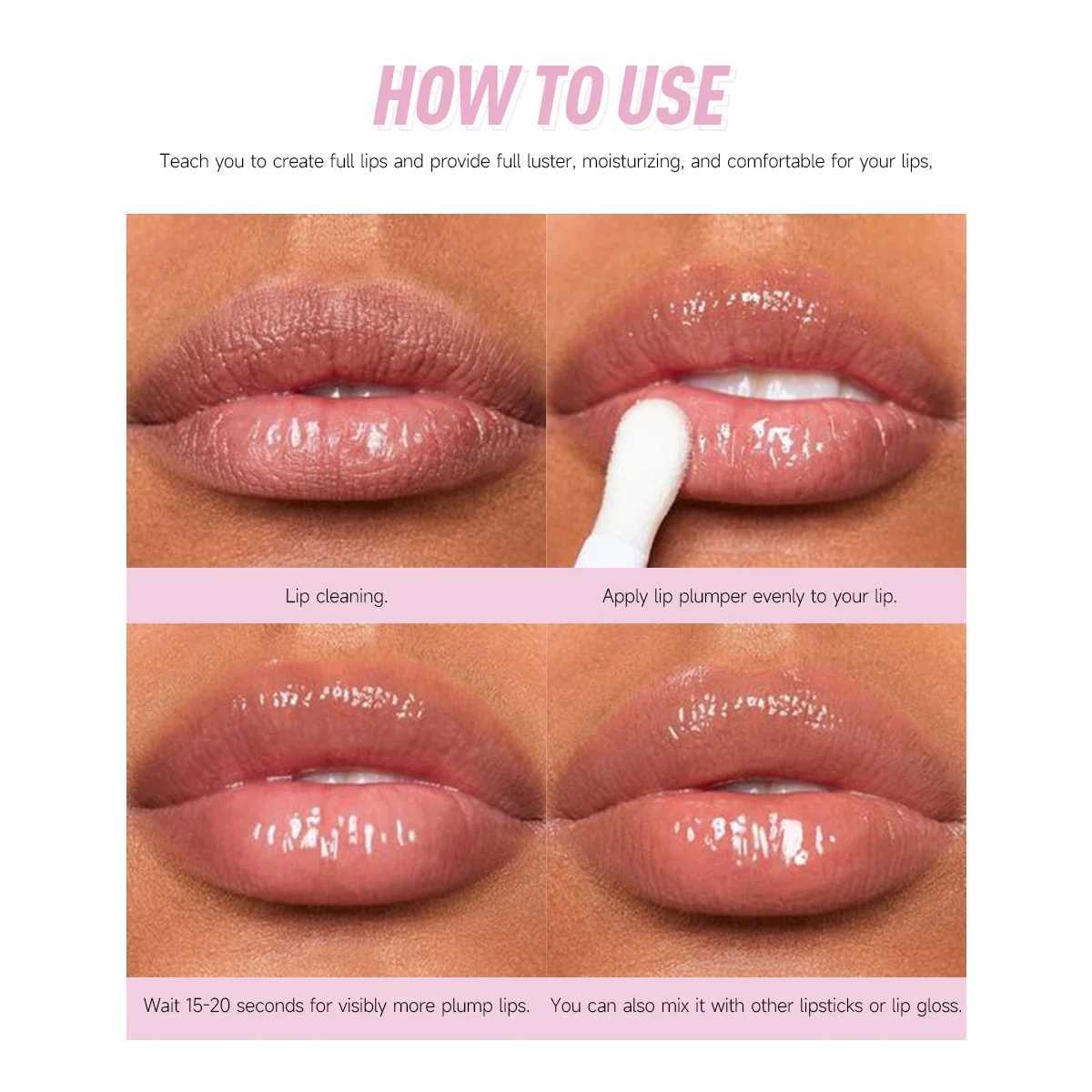 Glittering Lip Gloss Jelly Strawberry Moisturizing Fruit Lip Oil Transparent Lip Coloring gel Hose Lip Care W241101