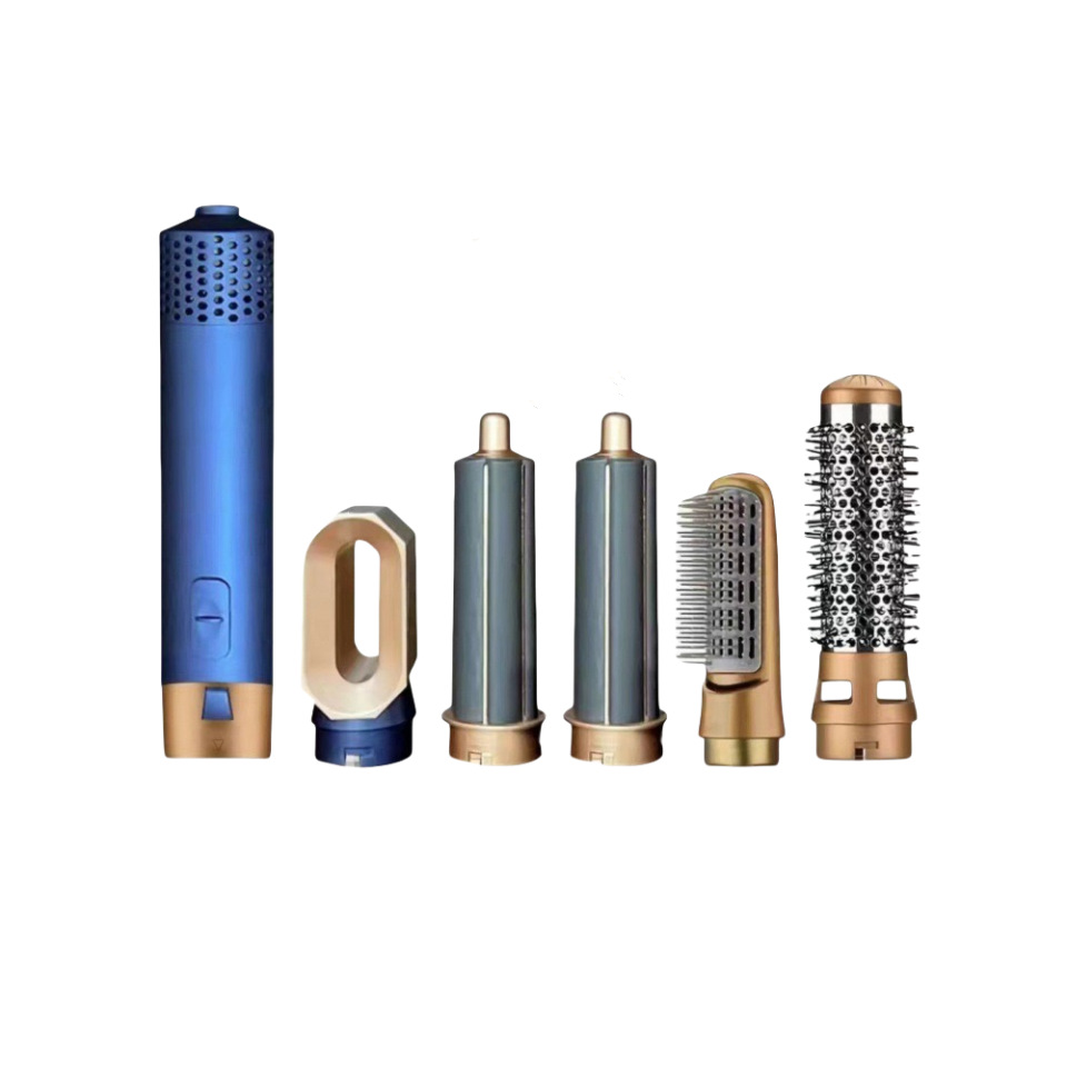 Curg Irons 7 In 1 Rotating Curler Comb Brush Dryers For Styg Tool Multi-Functional Hair Dryer