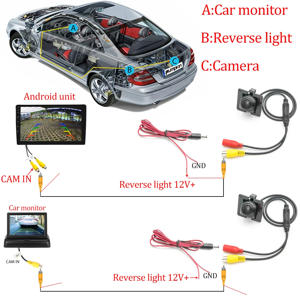 CCD HD AHD Fisheye Rear View Camera For Opel Astra H J K 2004-2019 Car Reverse Parking Backup Monitor Night Vision