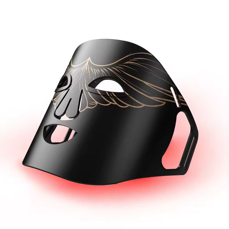 New Trend Beauty Wireless LED Blue Red Infrared Light PDT Photon Therapy Silicon Facial Mask Silicone LED Face Mask