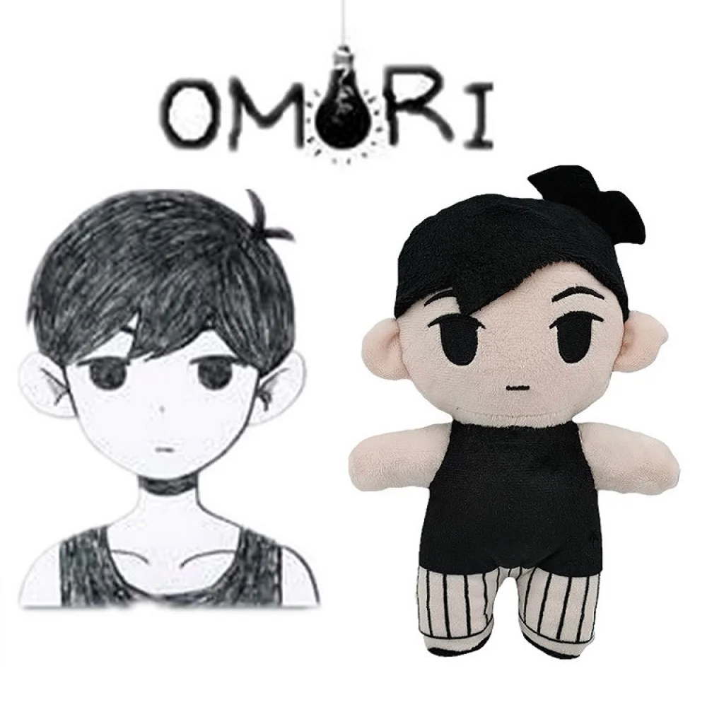New 21cm Game OMORI Sunny new Plush Doll Cosplay Toy Soft 2025 Stuffed Dolls Xmas Plushies Figure Cute Gifts Prop