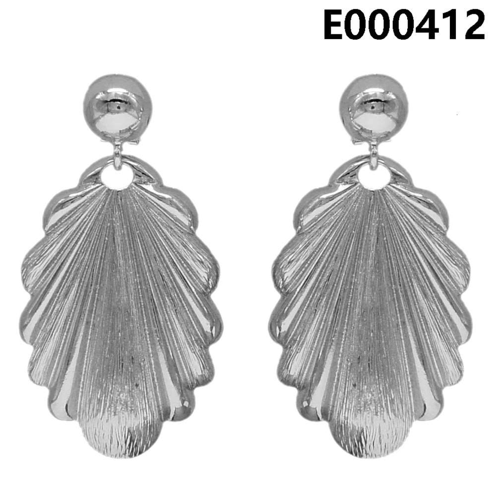 Piercing Women Earring Latest Big Matte Finish Eardrop Jewelry Tend Wedding Banquet Party Adorn E000312 240402