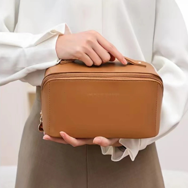 Makeup organizer womens toilet kit makeup box storage bag womens box makeup bag travel zipper 241031