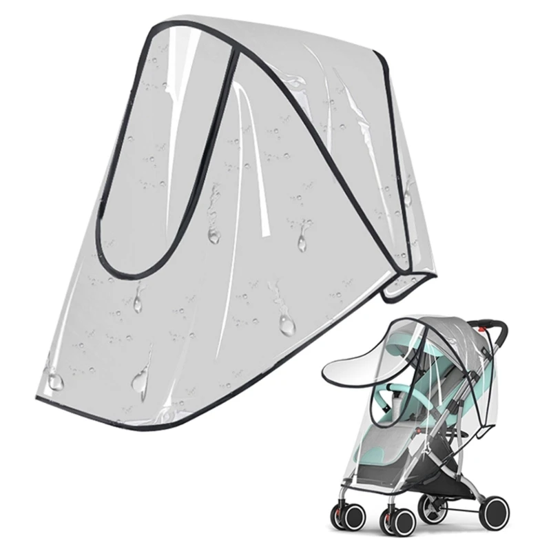 Stroller Rain Cover Windproof Baby Travel Weather Shield Stroller Accessoies P31B