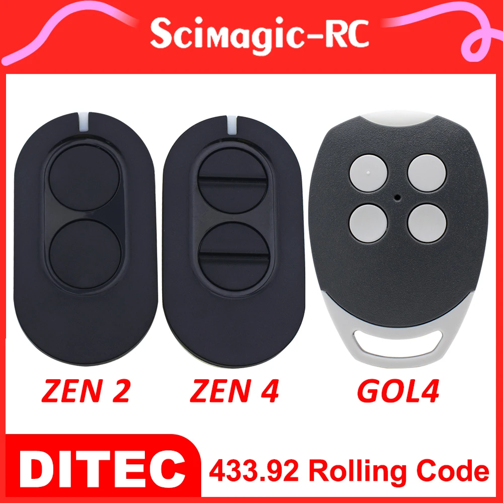 DITEC Garage Remote Control Ditec BIXLG4 GOL4 BIXLP2 BIXLS2 BIXLG4 433.92 Rolling Code DITEC Hand Transmitter Gate Door Opener