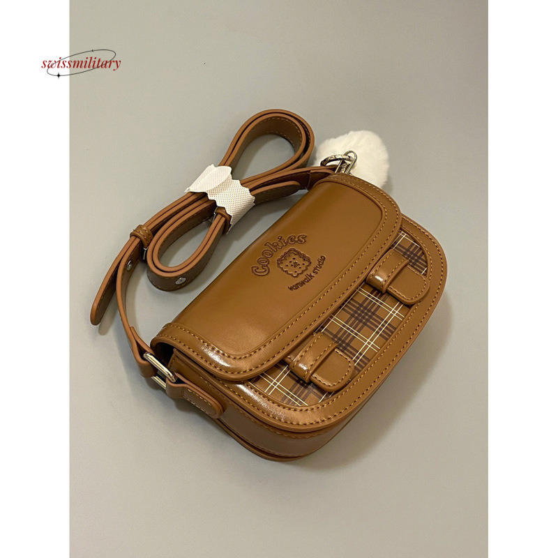 2024 New Bakery Sweet and Cute Girl Cambridge Underarm Tofu Bun High end Crossbody Shoulder Bag #30 swissmilitary