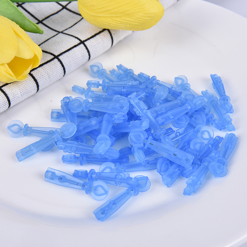 50Pcs/box Disposable Fleam Vent Drain Blood Lancet Dedicated Massage Stick Use For Pen Sterile Lancets Needles Massage Strick