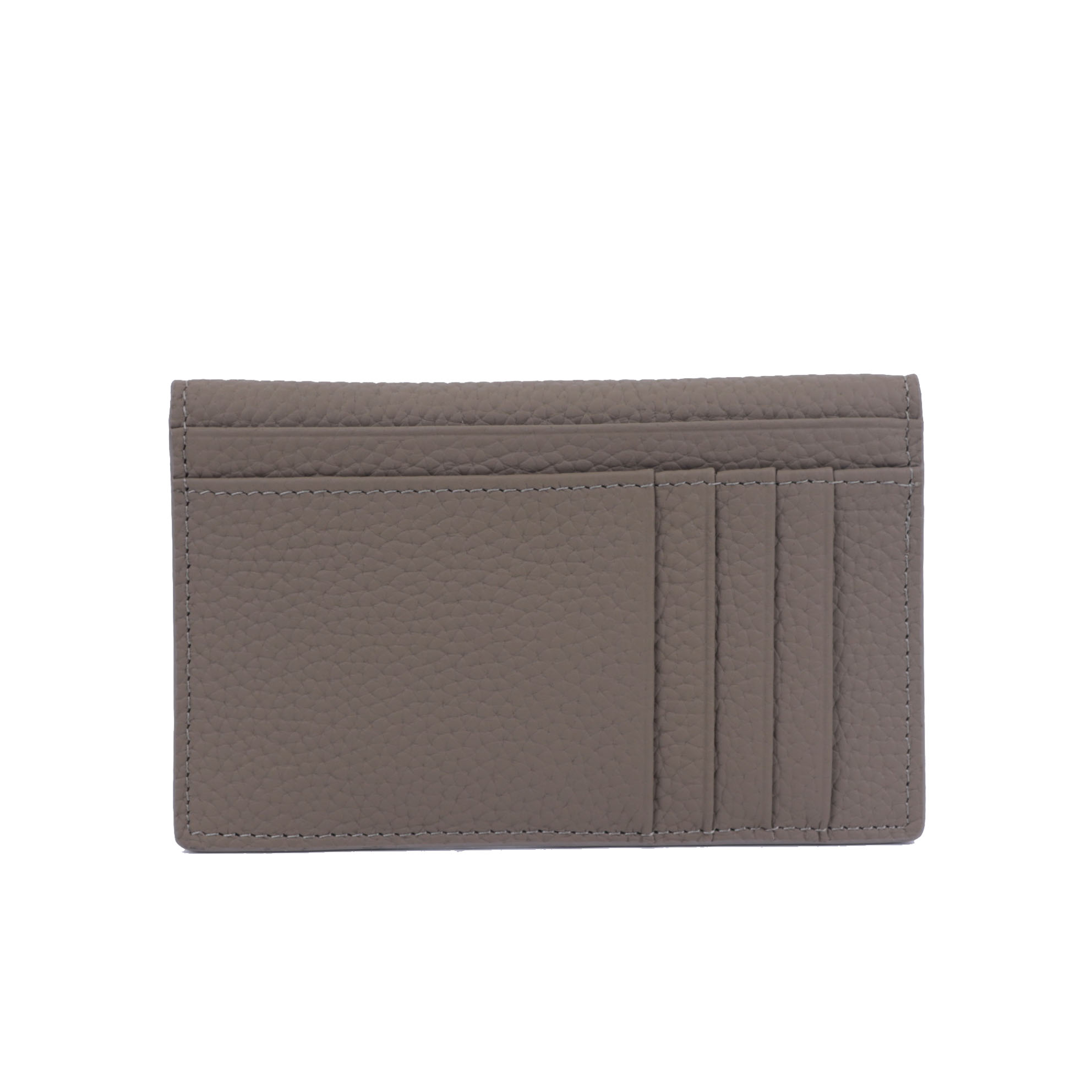 Customized Letters Pebble Pattern Premium Cow Leather Snap Style Wallet Ultra-Thin Multiple Card Slots Coin Purse Card Holder