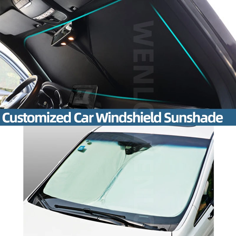 For XC90 2015-2023 2024 Side Window Sun Shade Visor Magnetic Car Sunshade Front Rear Windshield Frame Curtains Shield