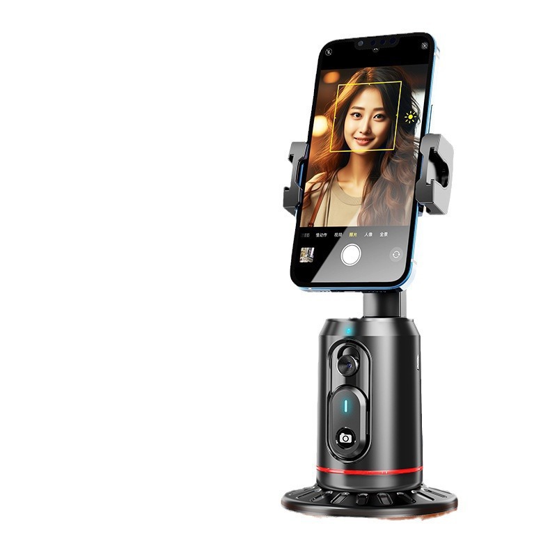 Q02 Face tracking automatic AI follow PTZ live intelligent follow fill light Bluetooth stabilizer pan tilt