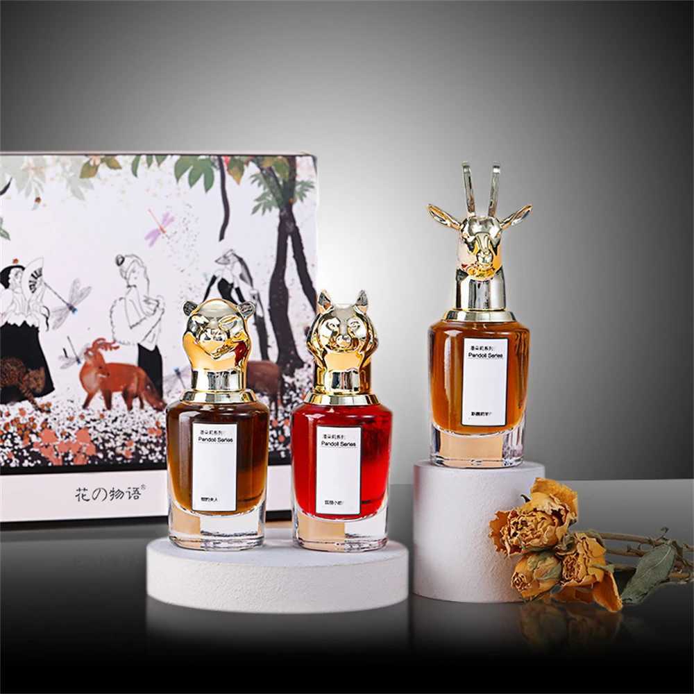 Womens perfume 75ml gift box three piece durable perfume spray plant flower fragrance pheromone perfume Cologne mens ToiletteW241102