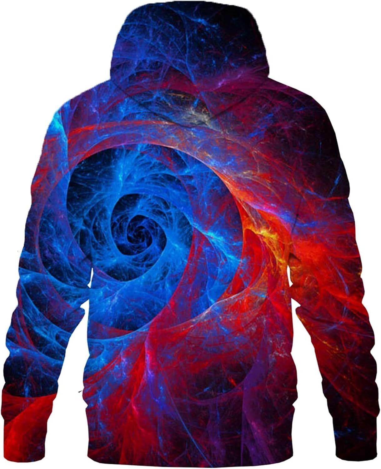 Hoodie for Mens Womens Unisex 3D Printed Hoodies Graphic Pullover Hooded Water and fire merge for Men Women Graphic Hoodies sweatshirt Pullover Long S