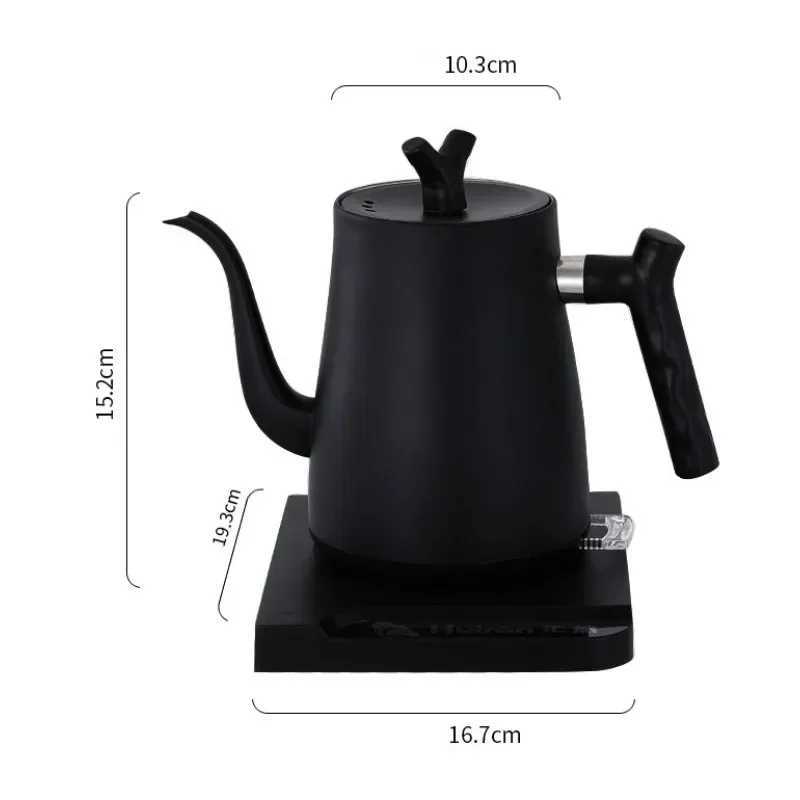 Gooseneck electric kettle handmade brewing teapot heated water bottle large capacity power-off protection portable travel kettle Y241102