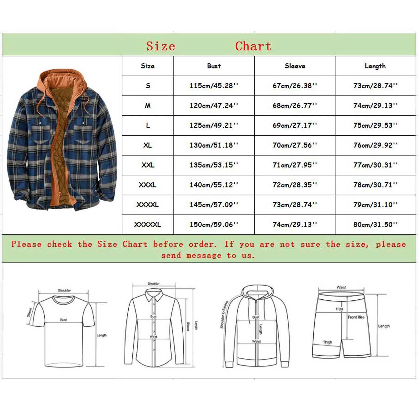 Mens jacket for autumn and winter warm and casual plain weave shirt jacket pocket hooded jacket loose jacket fashionable mens clothing W241102