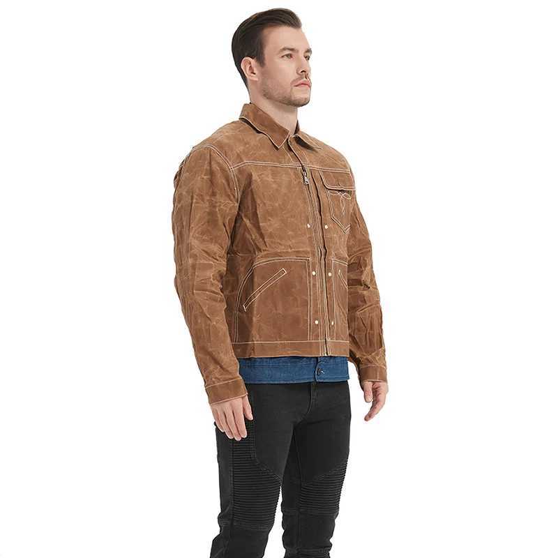 American Tool Retro Collar Canvas Oil Wax Jacket W241102