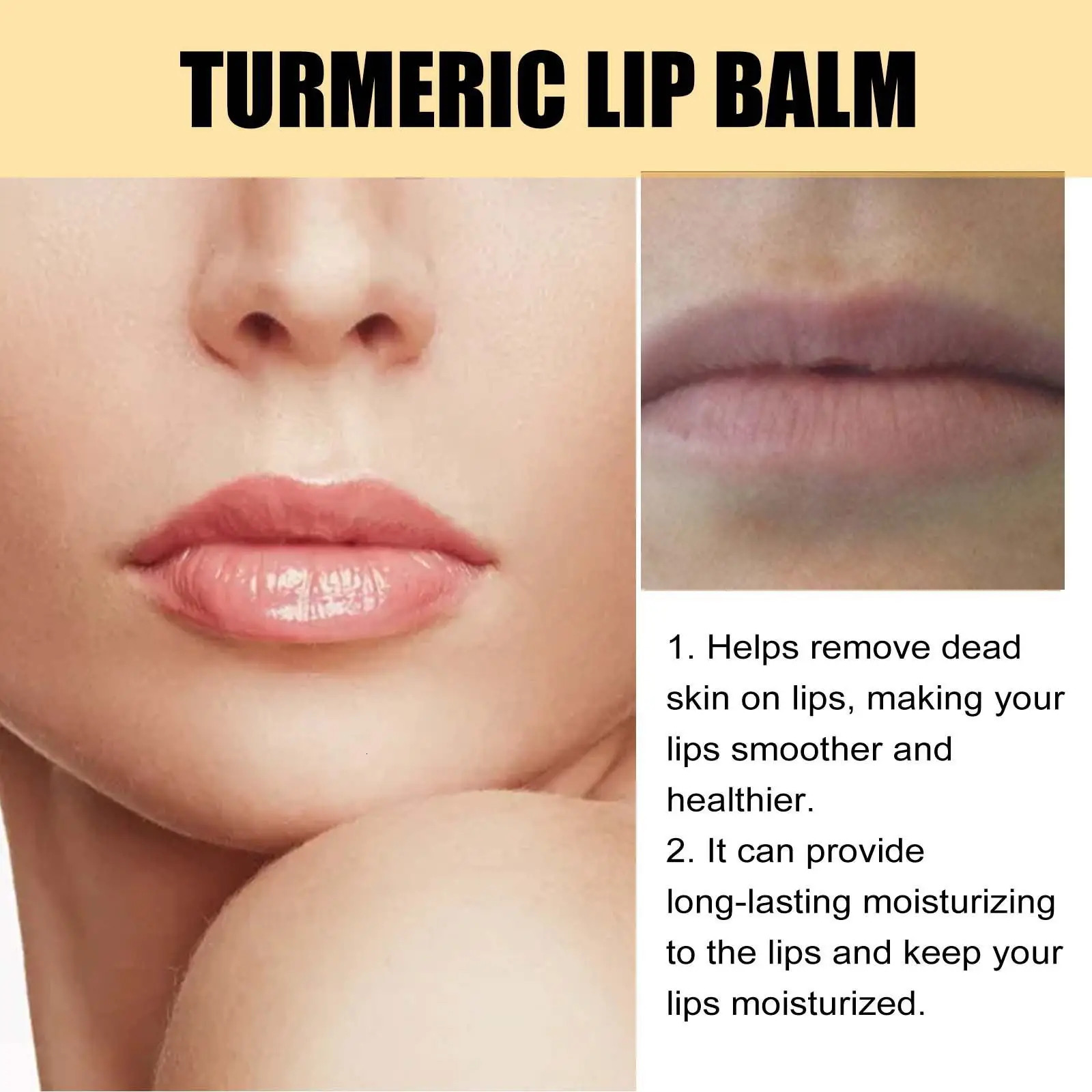 Turmeric removing dark lipstick gloss oil exfoliating dead cleaning agent original Korean care products cosmetics beauty health 241031