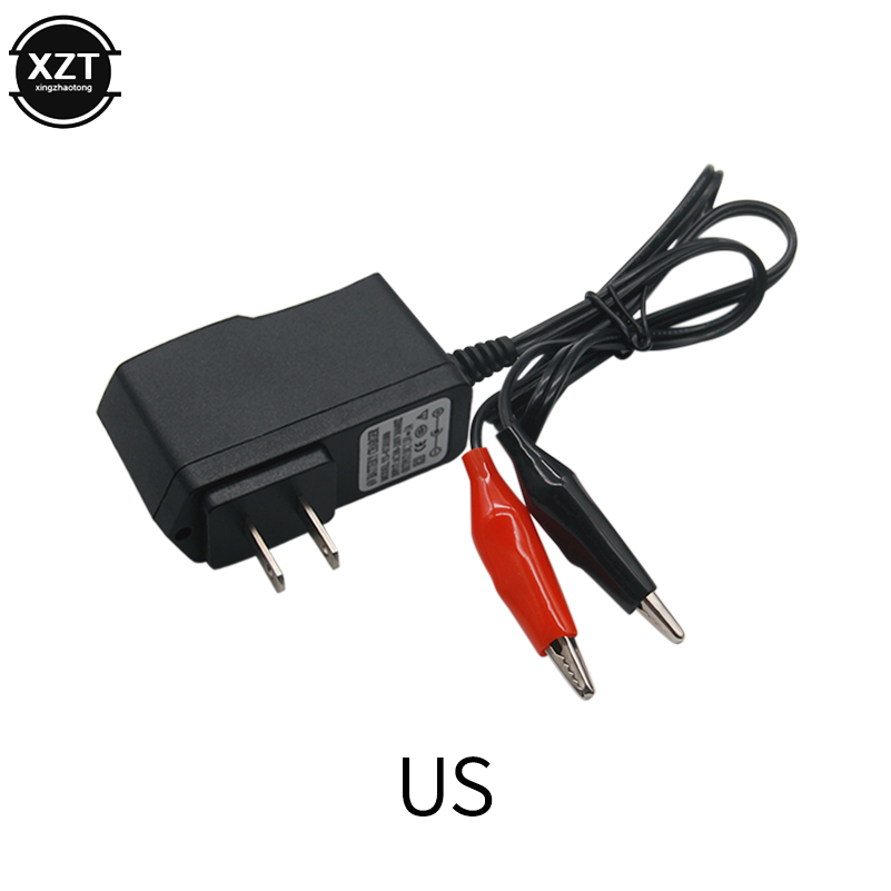 Car Motorcycle Lead Acid Sealed Batteries to 6 V Volt 1000ma Automatic 6V 1A Charger for Baby Buggy Children Toy Car EU/US