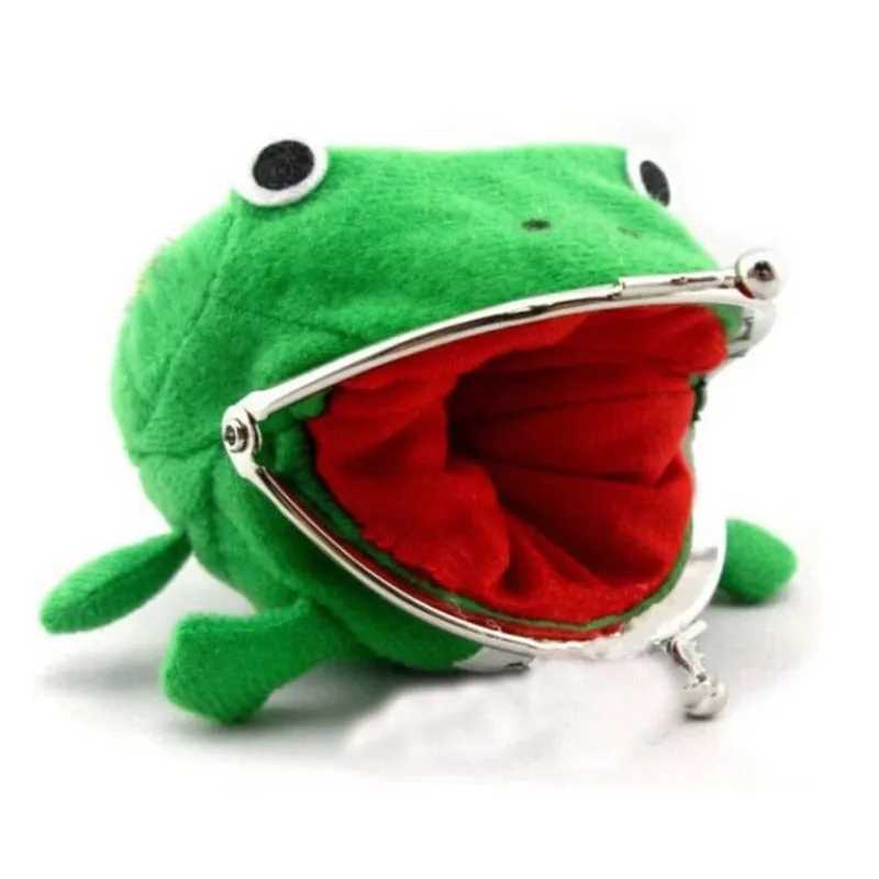1PCS Hot Selling Frog Wallet Anime Carto Wallet Coin Purse Manga Flannel Wallet Cute Purse Coin Holder Mey Bag Small PouchXJ241111