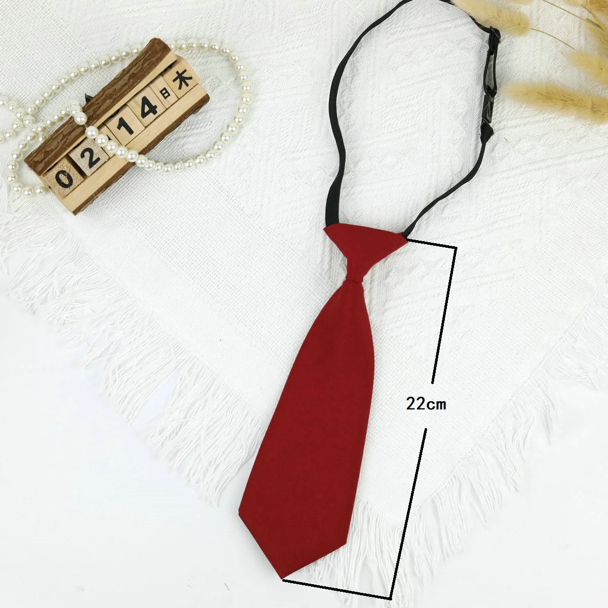 22CM Women Neckties Solid Brown Lazy Ties Kids Kindergarten Simple Short Necktie new College Uniform Neckwear Daily 2025 Shirt Gravatas