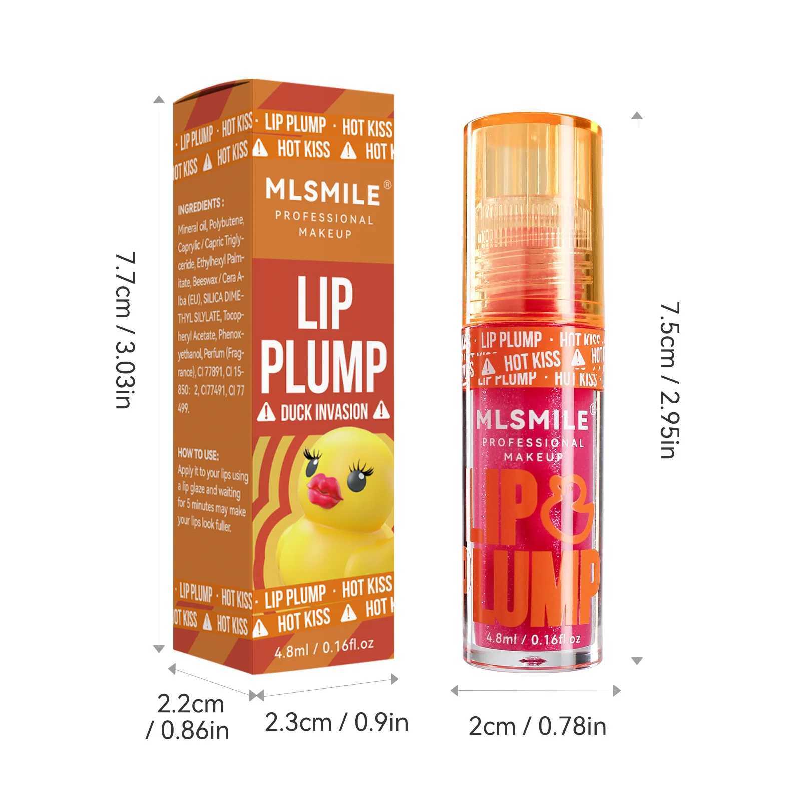MLSMILE Duck lipstick Moisturizing lipstick Mirror Water Natural Lasting Gloss Pearl lipstick Set W241101
