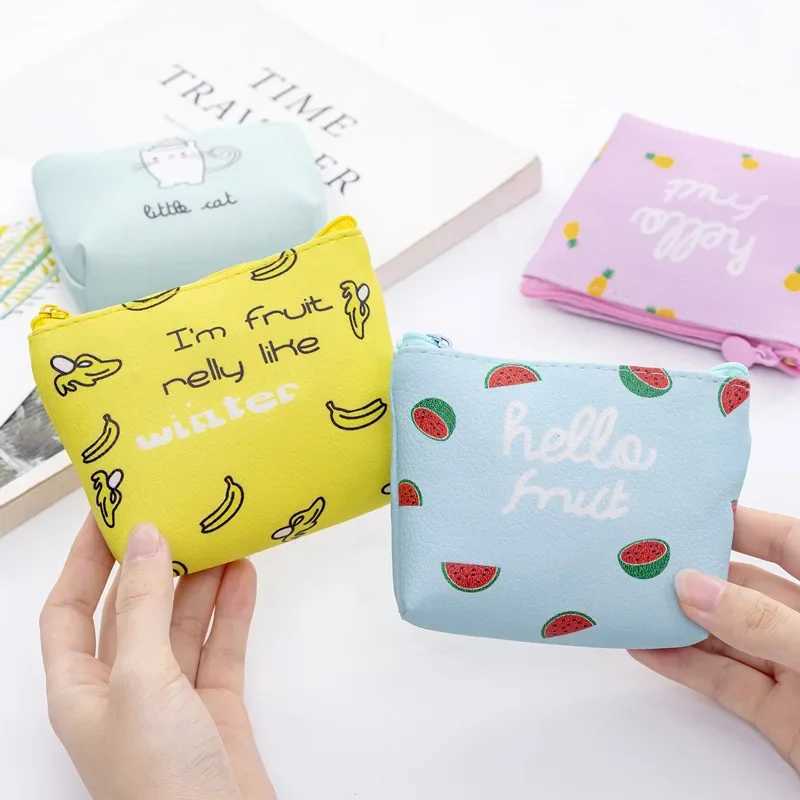 Women Canvas Coin Purse Card Key Mini Purses Pouch Girl Kids Children Cute Small Zipper Coin Purse Card Holder Wallet Bag CaseXJ241111