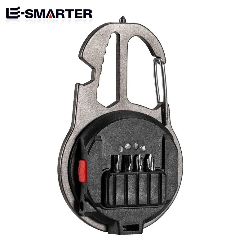 Super Mini Luminous Rechargeable 2025 LED Lamp Multifunction new Keyring Type-c Charging Strong Light Outdoor Portable Flashlight