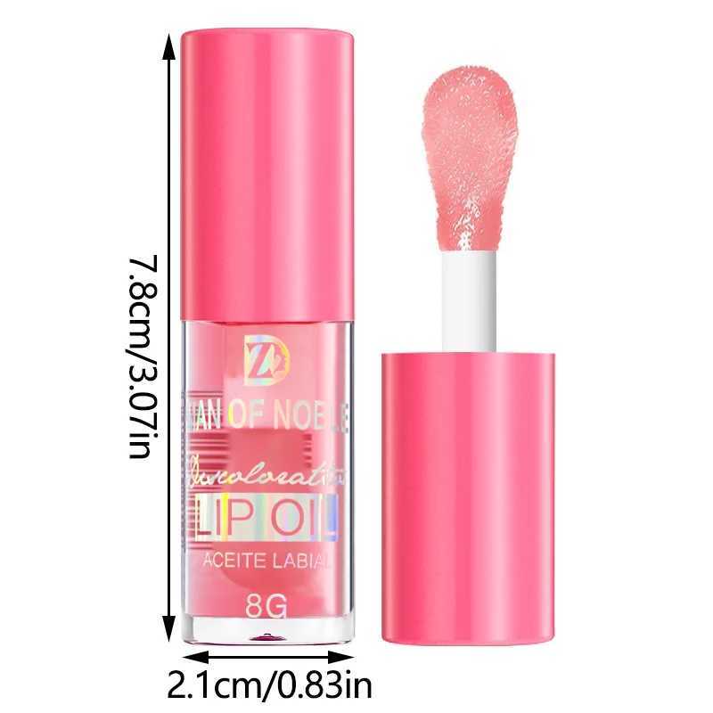 3 pieces of lip gloss color changing crystal jelly lip transparent glass lip oil moisturizing sparkling liquid oral red lip makeup W241101