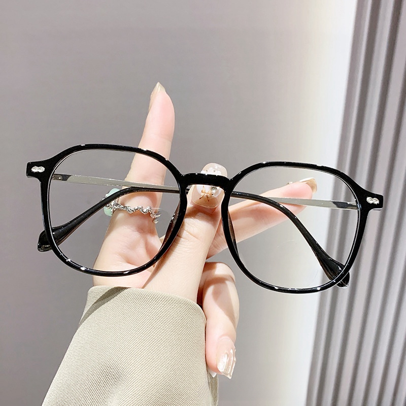 8081 Unparalleled anti blue light and anti radiation glasses fashion trend Korean version female student anti blue light flat lens