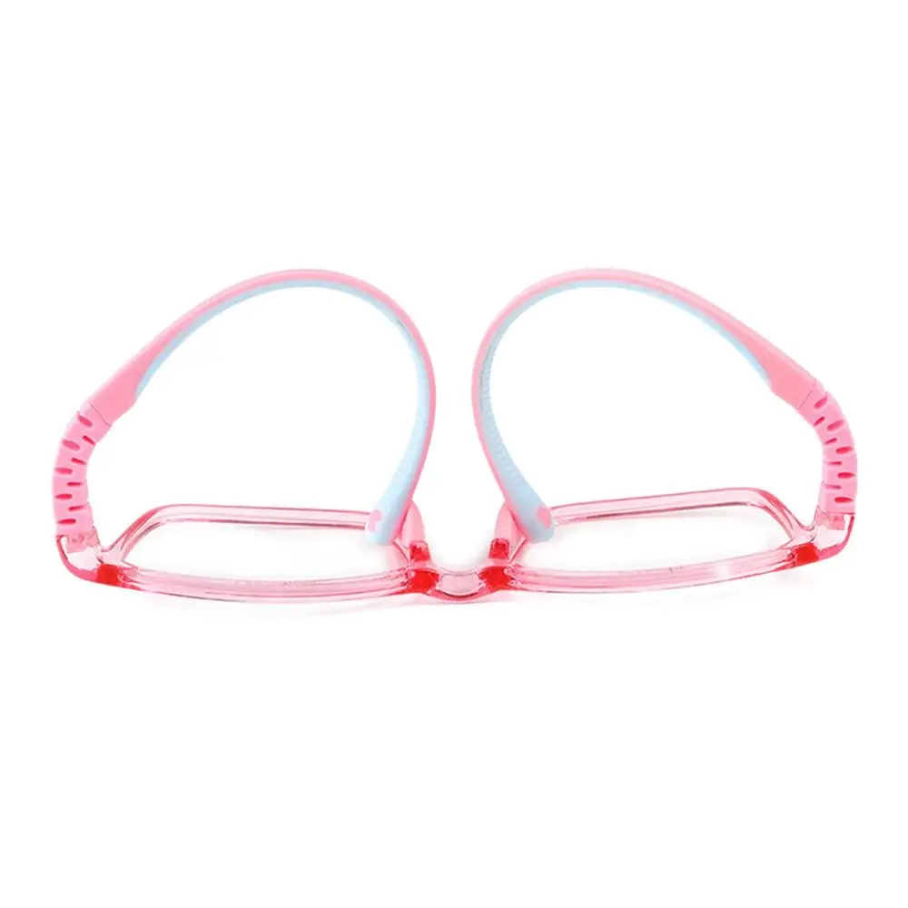 Kids Silicone Square Frame Glasses Children Boys Girls Ultralight Transparent Optical Spectacle Eyewear Clear Lens Eyeglasses