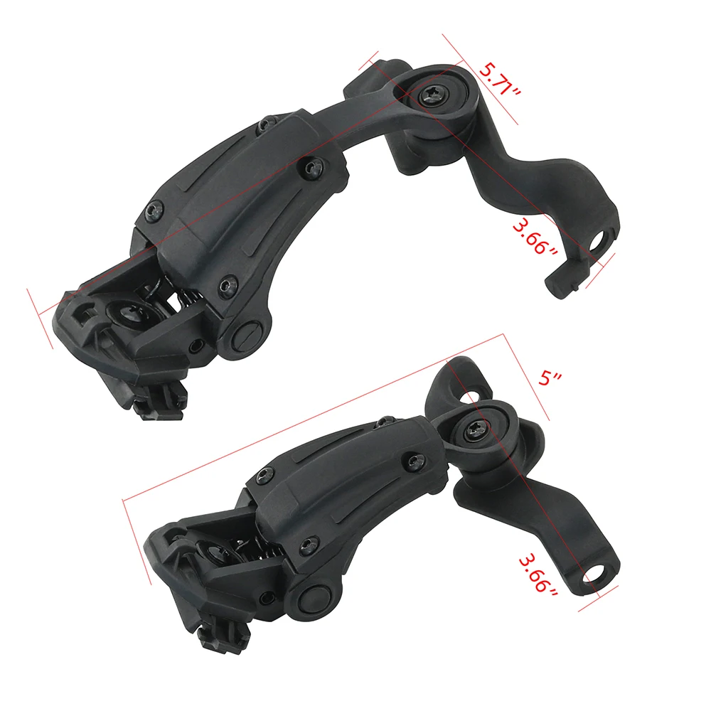 Tactical Airsoft Shooting Headset Accessories Tactical ARC Helmet Rail Adapter for EARMOR M32 / M32H Electronic Hunting Earmuffs