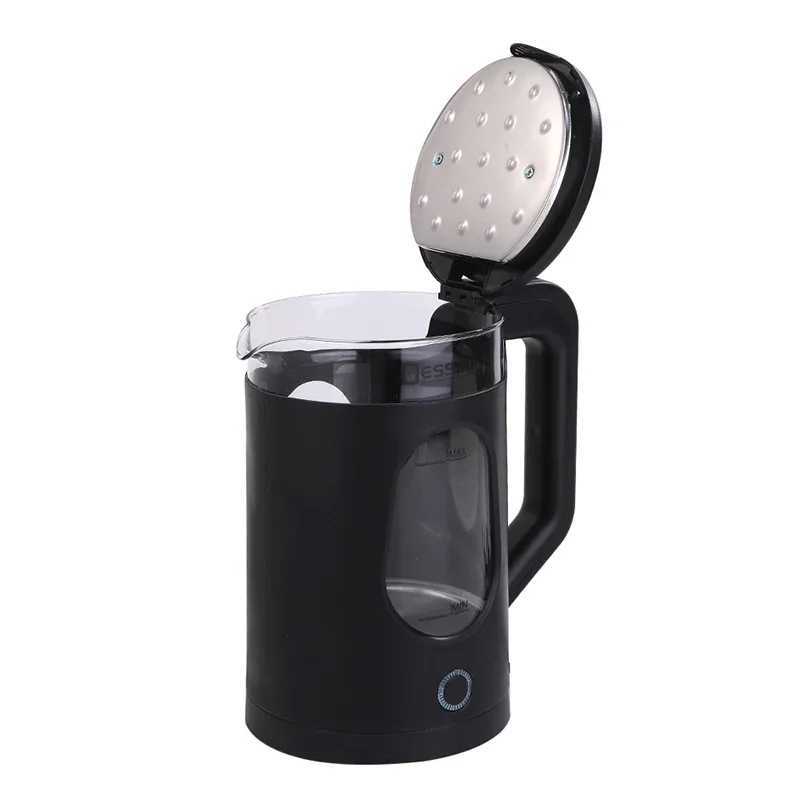 2L kettle kitchen utensils teapot black 2000W powerful portable kettle safe automatic close Y241102