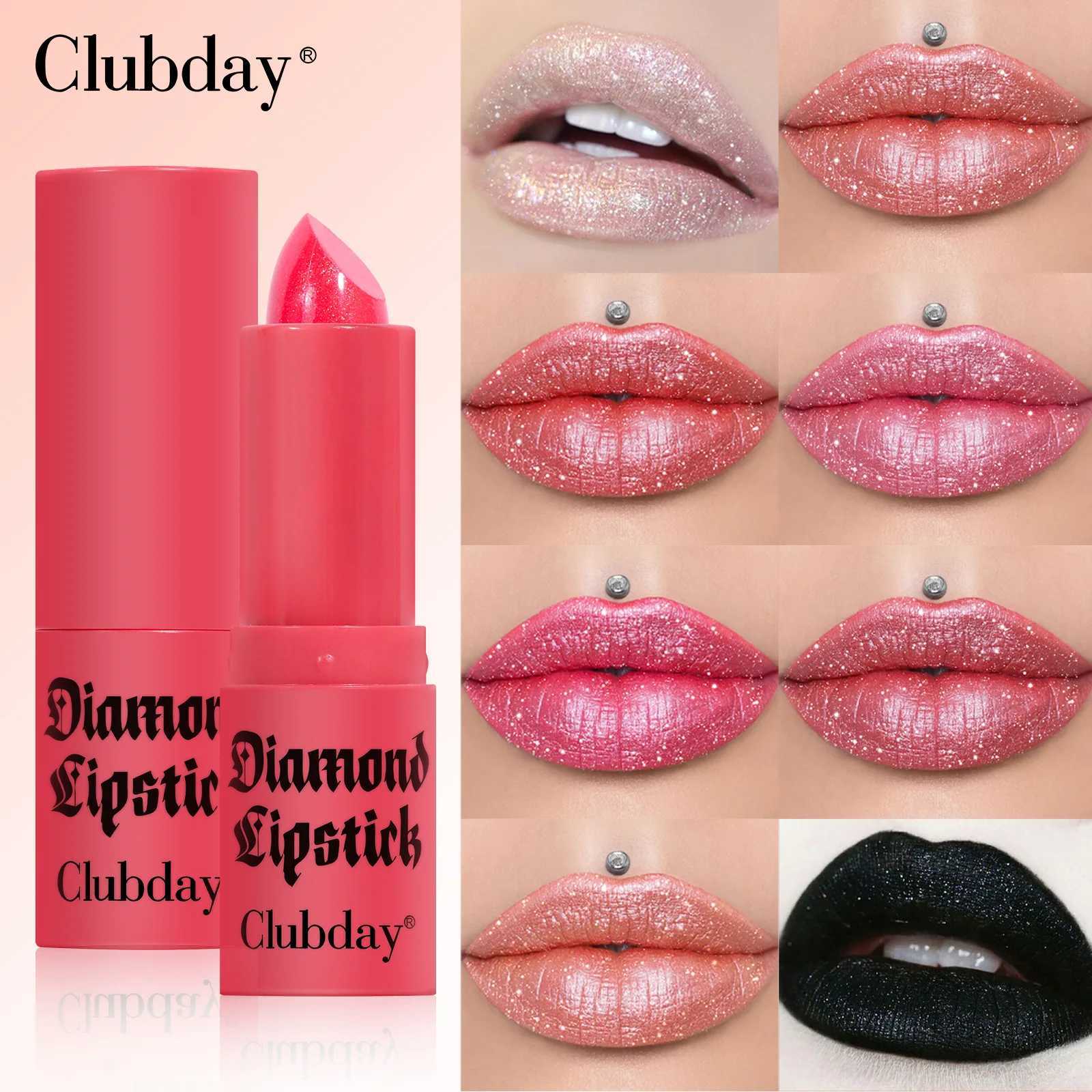 Clubday 8-color velvet lip gloss lipstick fadeless non stick cup pearl diamond lipstick W241101