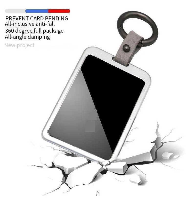 Akzz Auto Parts Are new Applicable To Tesla Model3/y Card Key Case Modely 2025 Aluminum Alloy Protective Cover, Including Anti-slip Parts