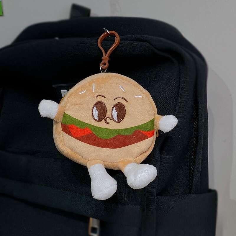 creative womens toast expression wallet with secure card holder cozy plush design bag