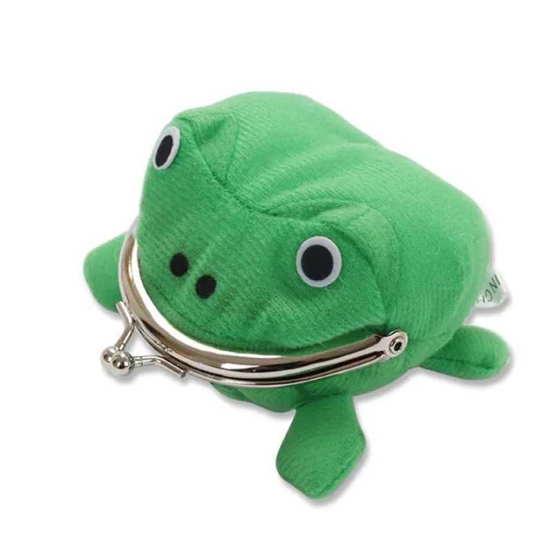 1PCS Hot Selling Frog Wallet Anime Carto Wallet Coin Purse Manga Flannel Wallet Cute Purse Coin Holder Mey Bag Small PouchXJ241111
