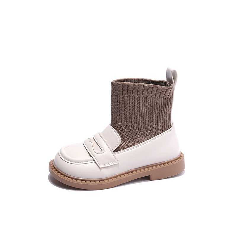 Childrens Girls Socks Boots Versatile Soft Breathable Simple Anti Slip Soft New UK Uniform School Shoes Childrens Princess Shoes M241102