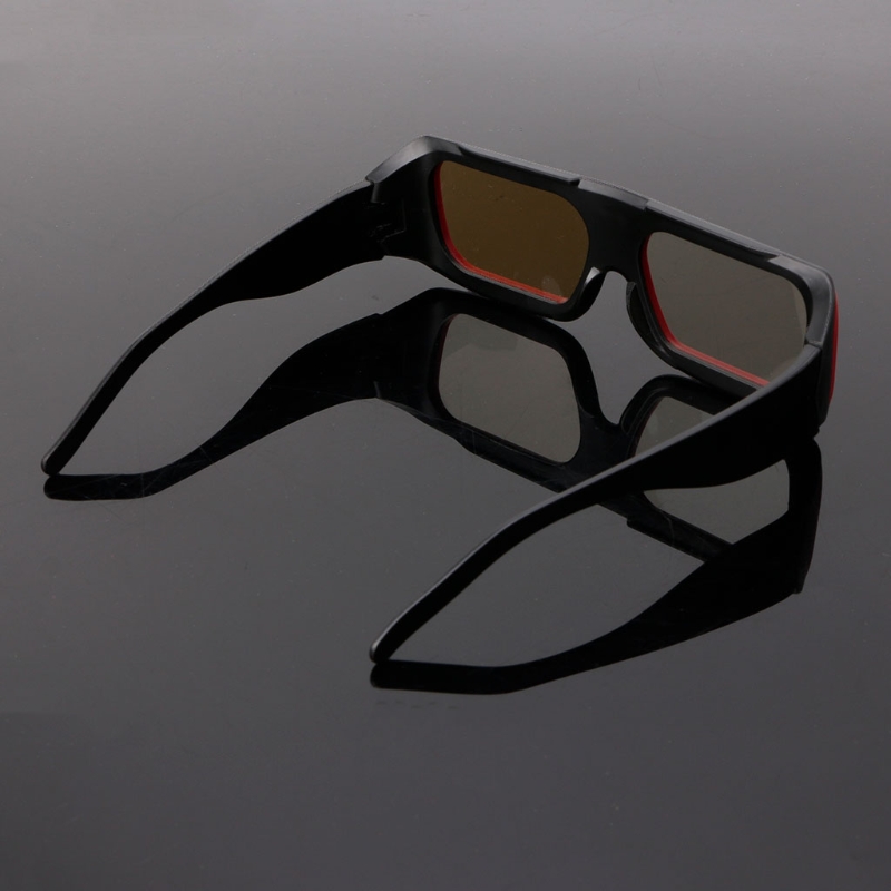 Foldable Arms Design Polarized Passive 3D Stereo Glasses Lightweight Glasses H7EC