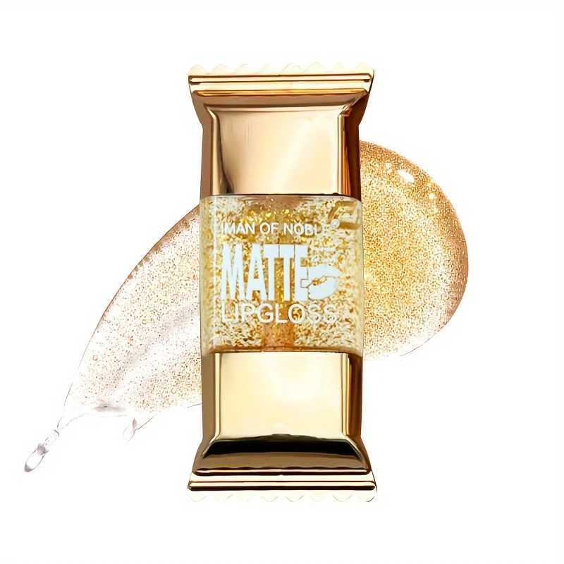 2 sets of creative candy gold lipstick micro gloss smooth lipstick gloss W241101