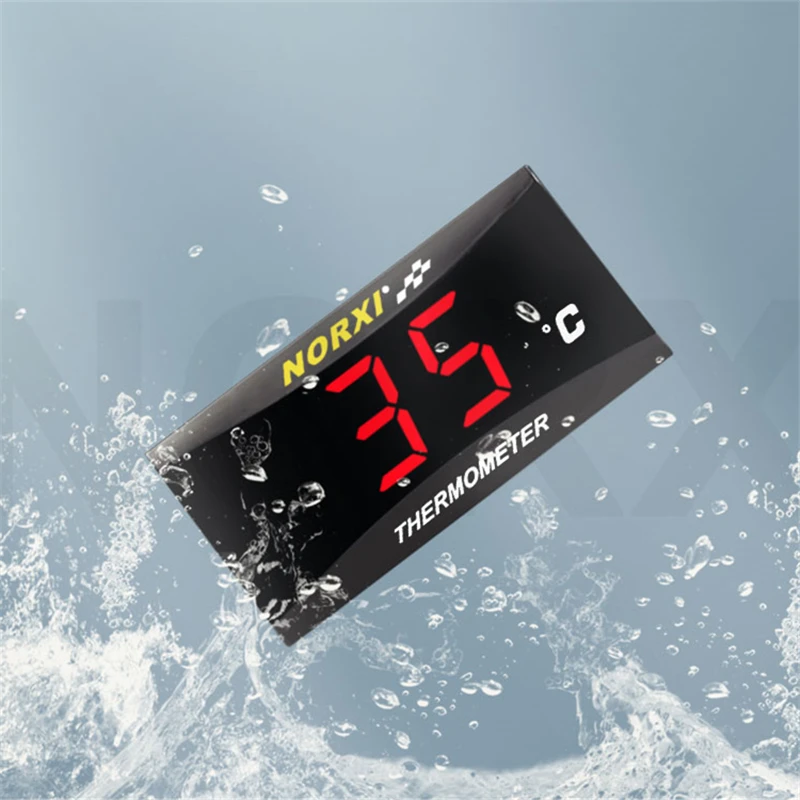 Motorcycle thermometer Water Temperature Mini norxi Meter For XMAX250 300 NMAX CB 400 CB500X Sensor thermomete gauges