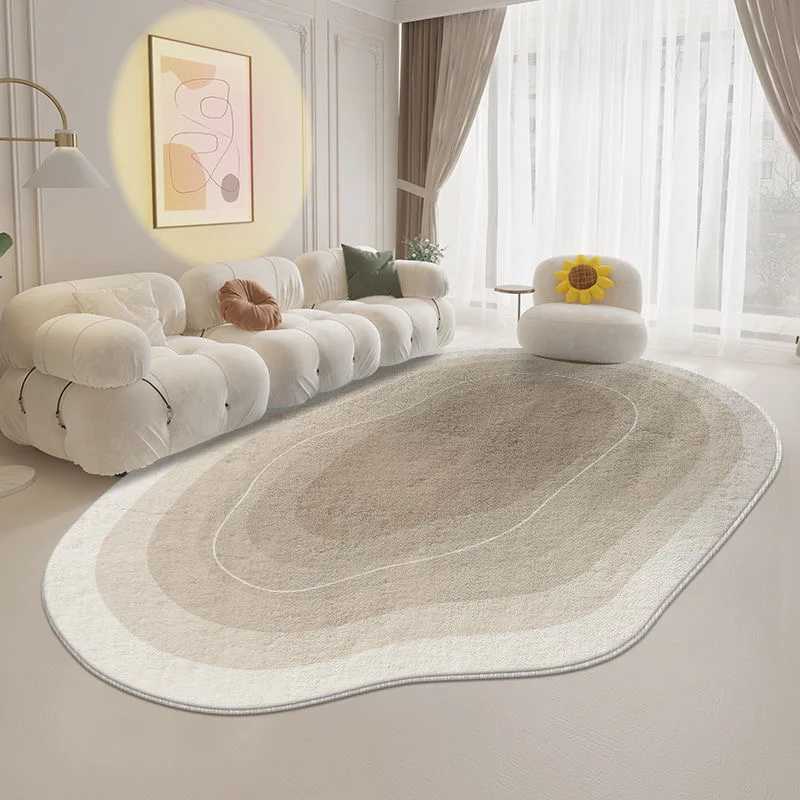 VIKAMA 1PC Small Fresh Shape Cloud Imitation Cashmere Cat Feeling Living Room Rug Tea Table Sofa Cushion Bedroom Bed RugXJ241101