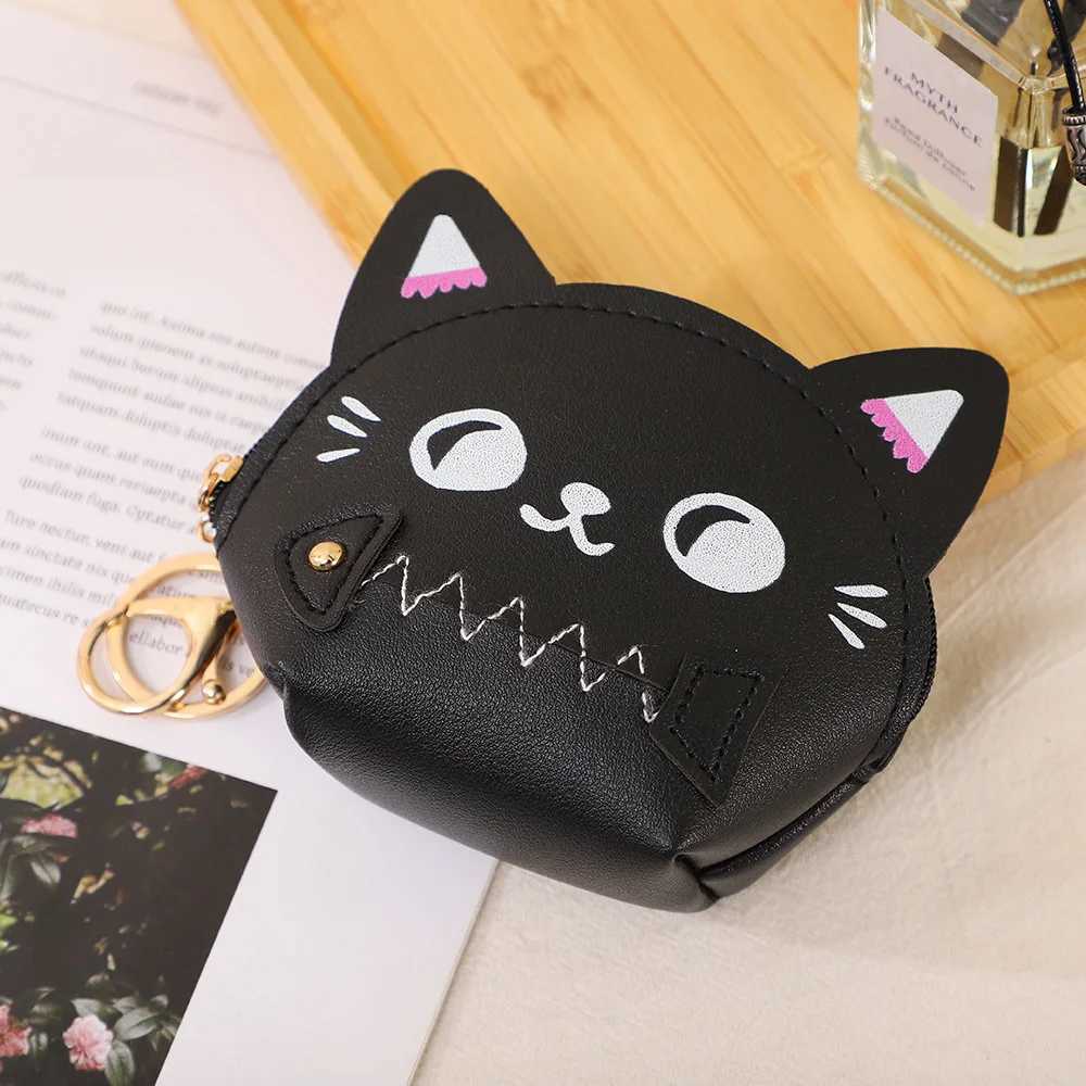 1pc Carto Coin Purse Cute Eats Fish Wallet Women Girls Change Purse Bag Mini Mey Coin Key Wallets Pouch GiftXJ241111