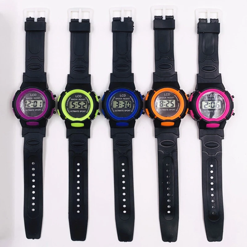 Children Watch Sport new Kids Watches Silicone Strap 2025 LED Digital Watch For Kid Children Student Kids Boy Electronic Wristwatch Clock