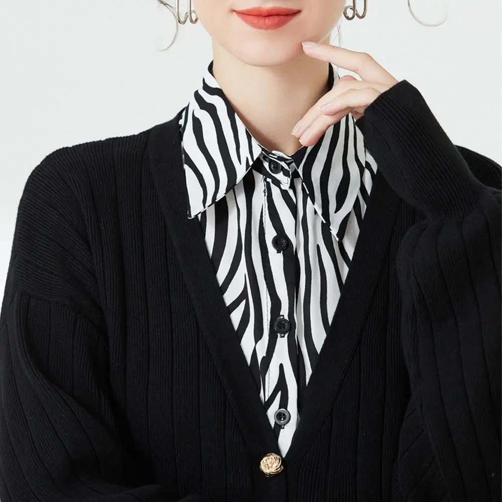 2025 1pc Lapel Fake Collar Vintage Detachable Shirt Collar for Women Blouse Sweater False Collar Lapel Top new Neckwear Ties